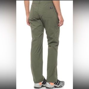 NORTH FACE APPLETON TECH PANTS ARMY GREEN SIZE 8 c6